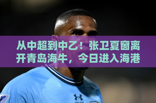 从中超到中乙！张卫夏窗离开青岛海牛，今日进入海港B队替补名单