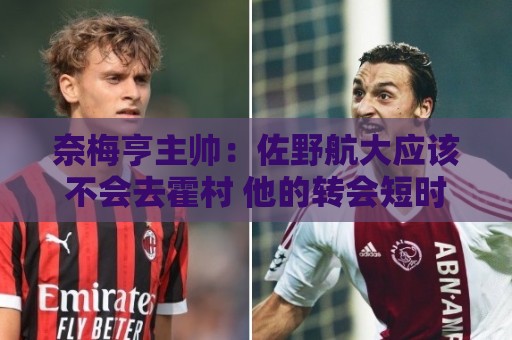 奈梅亨主帅：佐野航大应该不会去霍村 他的转会短时间内难解决