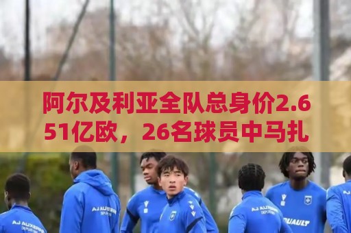 阿尔及利亚全队总身价2.651亿欧，26名球员中马扎的4500万欧最高